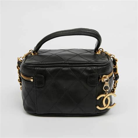 chanel hula hoop holder|chanel vintage vanity case bag.